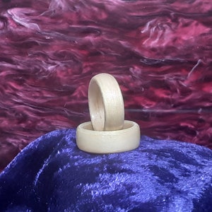 Ash bentwood ring