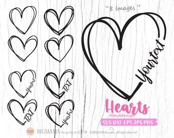 Download Heart Outline Svg Etsy