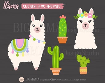 Download Baby Llama Svg Etsy