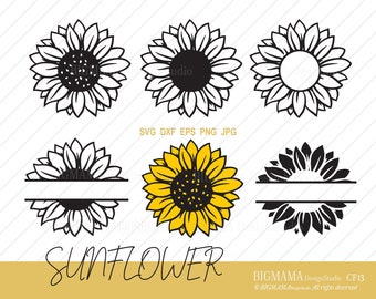 Free Free 230 Transparent Background Realistic Sunflower Svg SVG PNG EPS DXF File