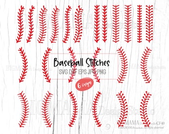 Download Baseball Stitches Svg Etsy