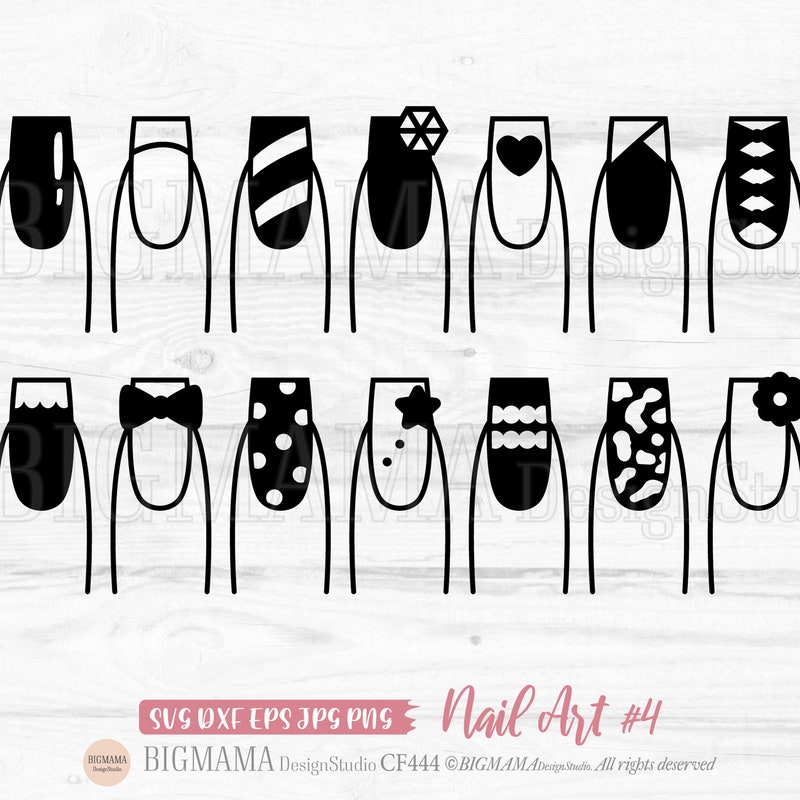 Nail Stencils - Etsy