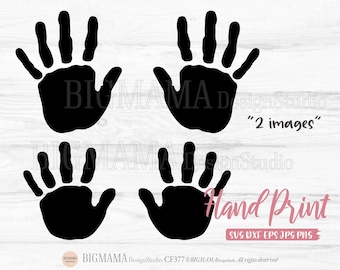 Impression à la main SVG, DXF, Impressions à la main, Impression à la main PNG, Fichier coupé, Bundle, Enfants, École, Art, Double mains, Empreinte de main, Vinyle, Cricut, Téléchargement instantané_CF377