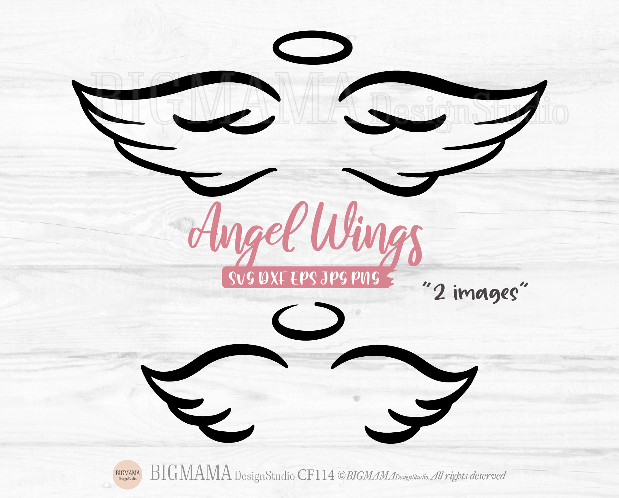 Angel wings SVG,Angel wing svg,Angel wings PNG,Wings outline,svg bundle,DXF,Cut file,Cricut,Silhouette,Commercial use,Instant download_CF114