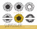 Sunflower SVG,Floral,Bundle,T-shirt,Vinyl,Vector,Graphic,Cricut,Silhouette,Digital,Commercial use,Instant download_CF13 product logo