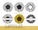 Sunflower SVG,Floral,Bundle,T-shirt,Vinyl,Vector,Graphic,Cricut,Silhouette,Digital,Commercial use,Instant download_CF13 