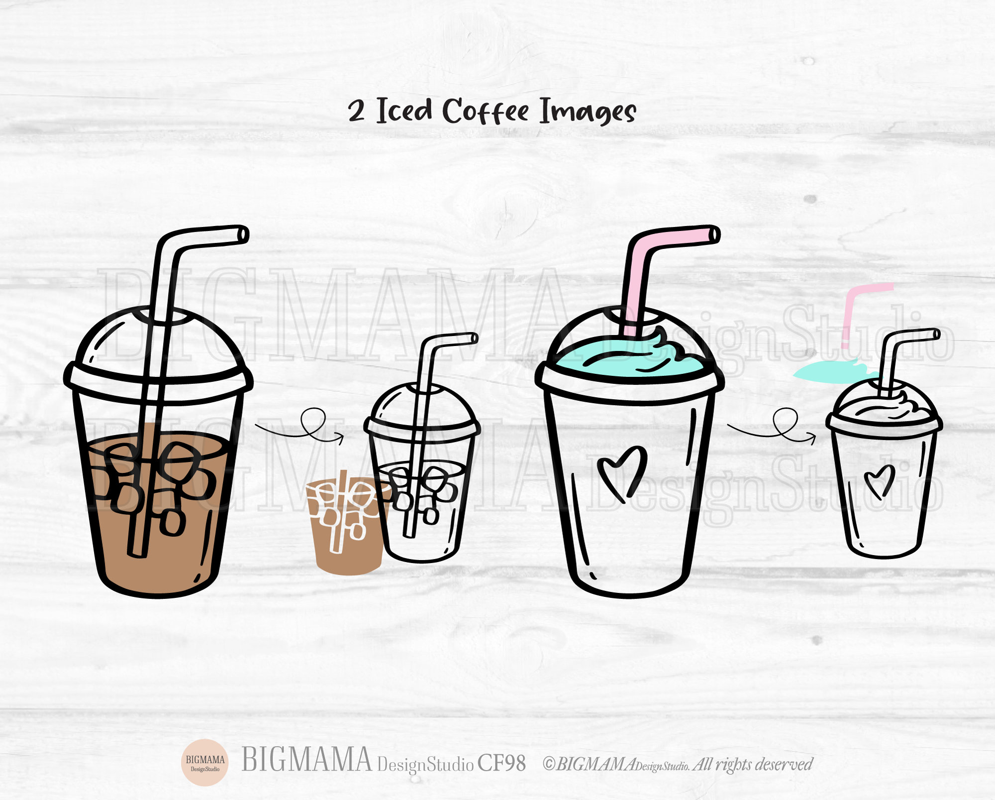 Iced Coffee SVG – The Modish Maker