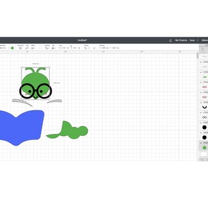 Bookworm SVG,Caterpillar,Regreso a la escuela,Lectura,Amante de los libros,Aula,Profesor,PNG,Scrapbooking,DXF,Cricut,Silueta,Descarga instantánea_CF329 imagen 4
