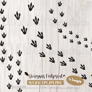 Dinosaur Footprints SVG, Jongen, Voetafdruk, Dinosaur Tracks, Dino, Voeten, Cut File, Kids, Cricut, Verjaardag, Silhouet, Clipart, Instant download_CF306
