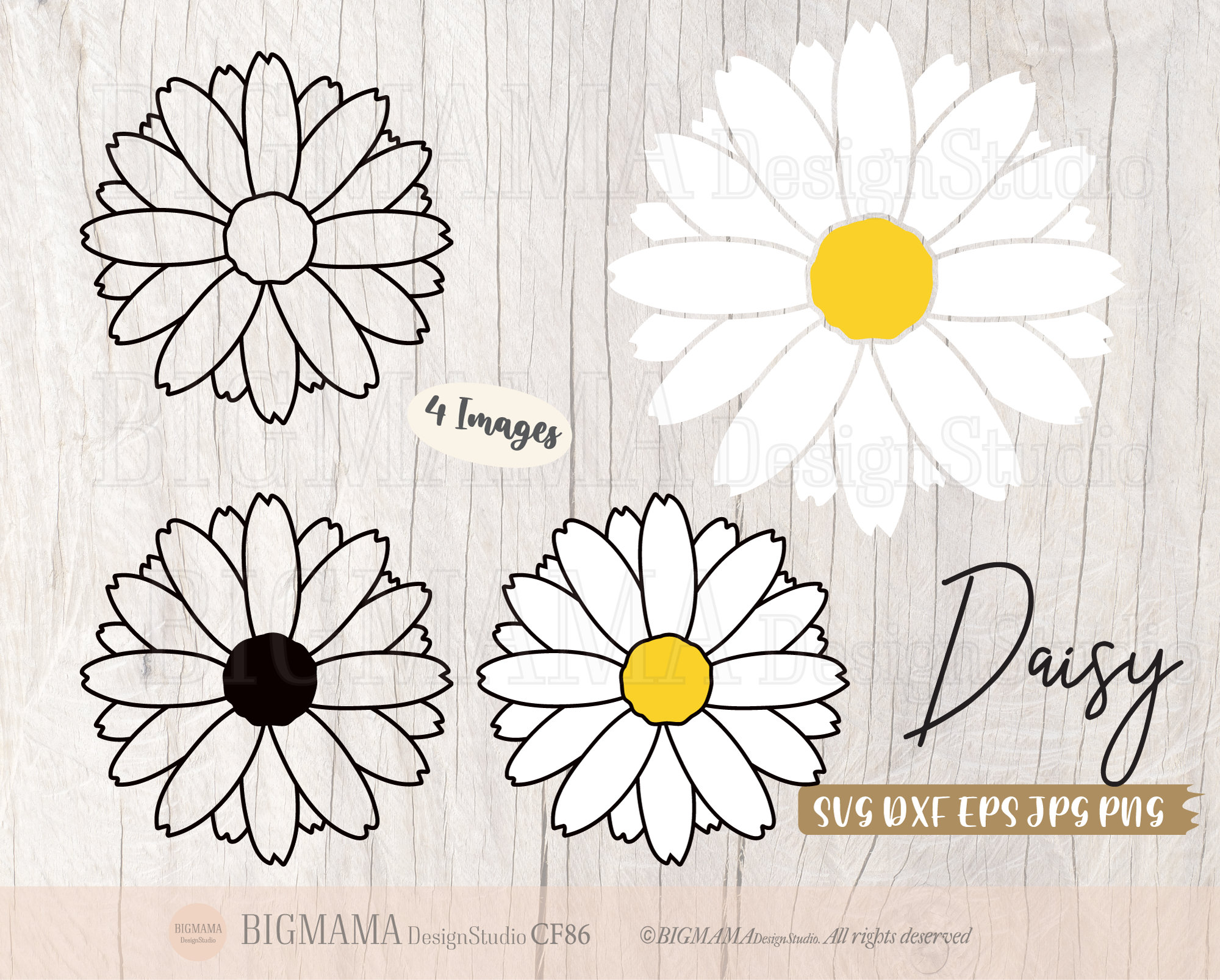 Daisy Svg,floral,daisy Layered,dxf,flower,bundle,cut File,t-shirt