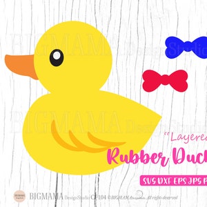 Rubber Duck SVG,Baby Duck,DXF,Duck Cut File,PNG,Baby Shower,Layered,Rubber Ducky,Cricut,Silhouette,Commercial use,Instant download_CF104