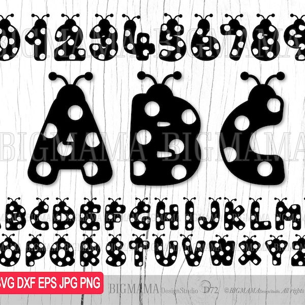 Ladybug Letters - Etsy