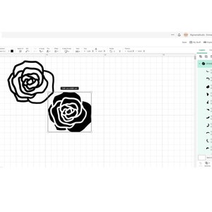 Rose Svg,rose Silhouette,single Flower,wildflower,floral Outline,flower ...