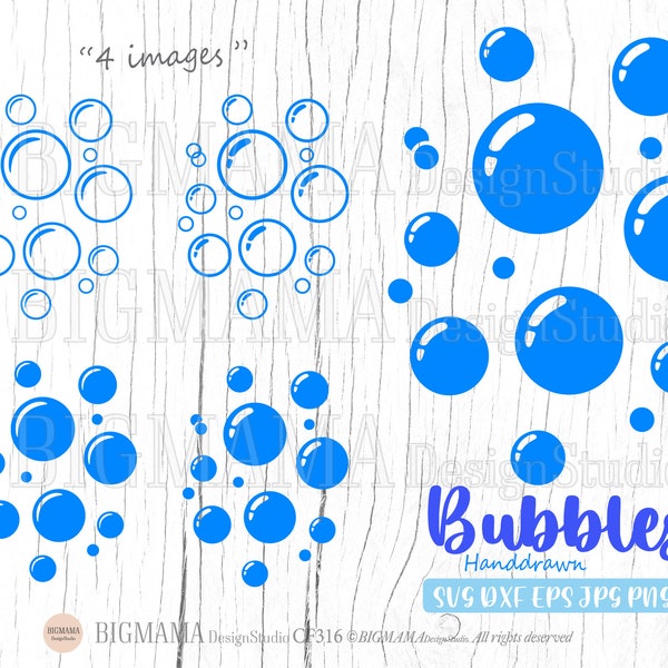 Bubble SVG,DXF,Bubbles,Cute,Decor,Air,Blowing Bubble,Handdrawn,Bubble cut file,PNG,Cricut,Cameo,Silhouette,Line,Instant download_CF316