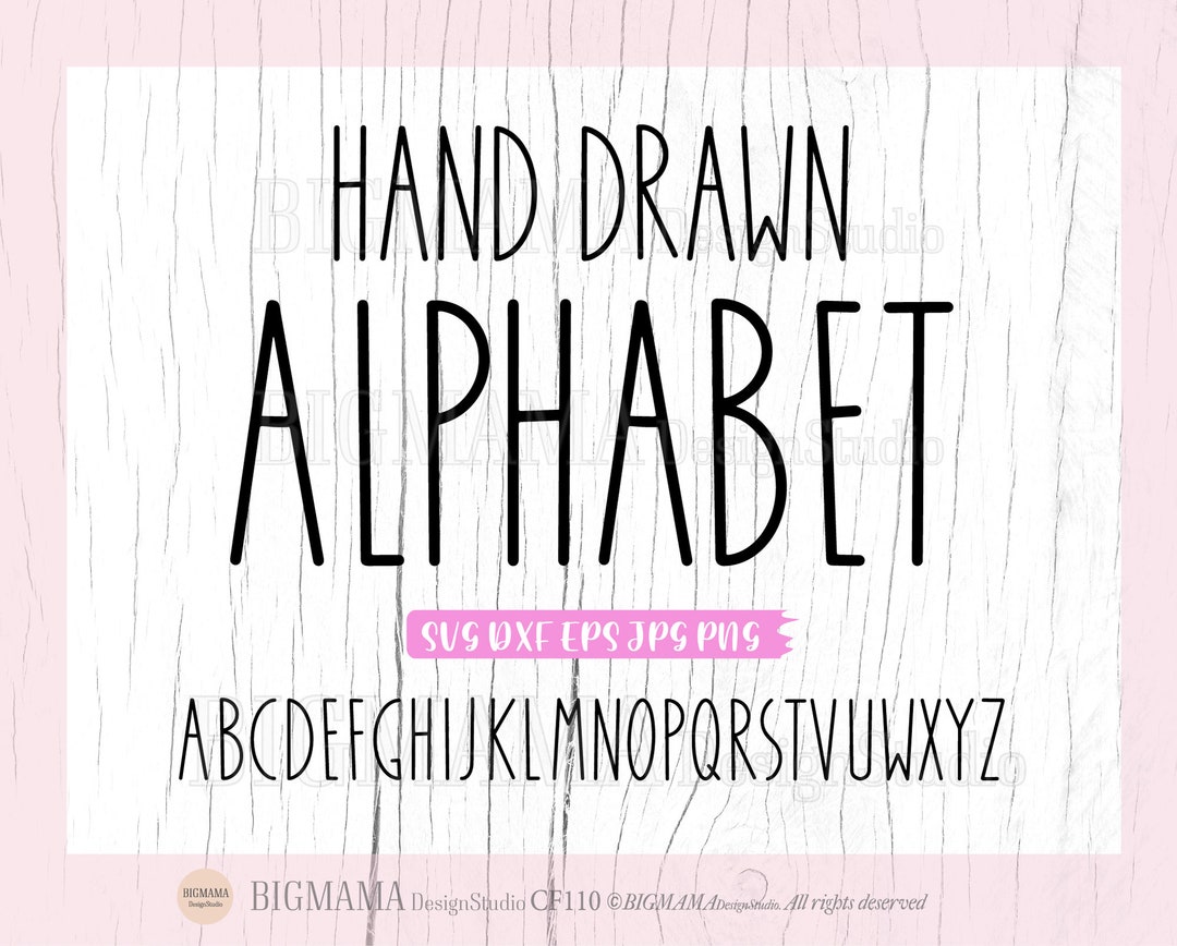 First Letters Svg Alphabet Svg for Cricut,dxf,alphabet Svg File,letters,alphabet Svg ...