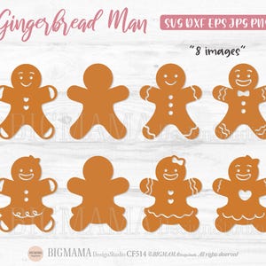 Omino di pan di zenzero SVG,Donna,Signora,DXF,Biscotti,Natale,Biscotto,Vinile,PNG,File da tagliare,Bundle,Clipart,Cricut,Ragazza,Ragazzo,Download immediato_CF514
