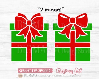 Weihnachtsgeschenk SVG,Geschenk,Weihnachten,Böge, Geburtstag,Geschenk Clipart,Schnittdatei,Vinyl,PNG,Party,Instant download,Schneider_CF418