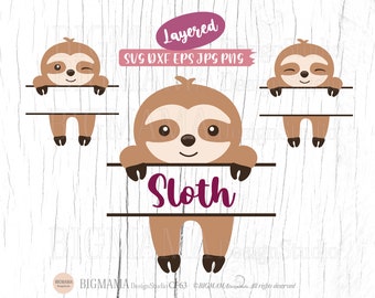 cute sloth svg sloth clipart sloth cut file Yoga sloth svg,sloth bunble svg,sloth svg lazy sloth svg sloth vector