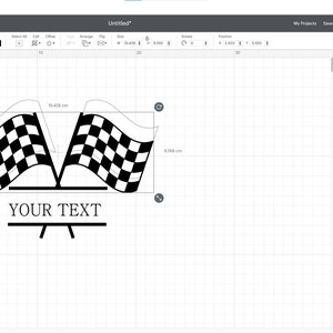 Racing Flag SVG,Start Flags,Race,Checkered Flag,Finish Flags,Checker,Topper,Monogram,DXF,Cut file,Cricut,Silhouette,Instant download_CF233 image 3