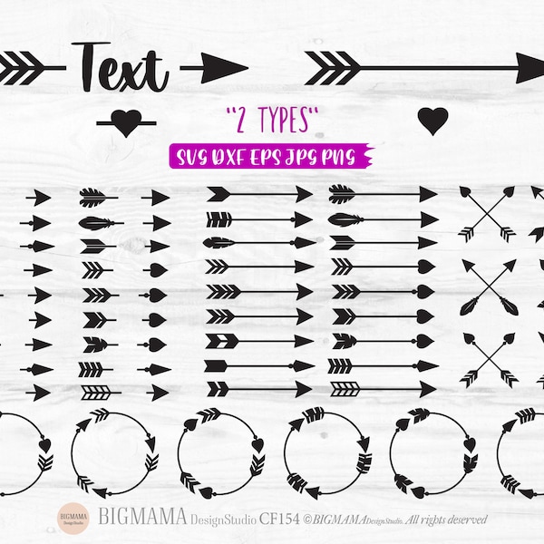 Arrow SVG,Arrows,Bundle,Arrow Sign,Arrow Png,Arrowhead Svg,Arrow With Heart Svg,DXF,Cricut,Silhouette,Vector,Vinyl,Instant download_CF154