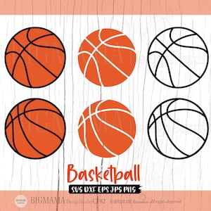 Basketball SVG,Basketball DXF,PNG,Bundle,Sport,Cricut,Silhouette,kommerzielle Nutzung,Instant download_KF82