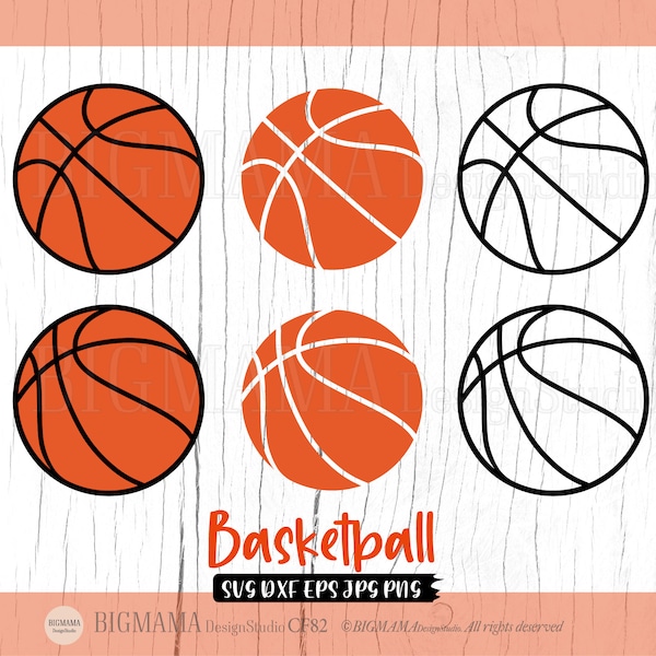Basketball SVG,Basketball DXF,PNG,Bundle,Sport,Cricut,Silhouette,Commercial use,Instant download_CF82