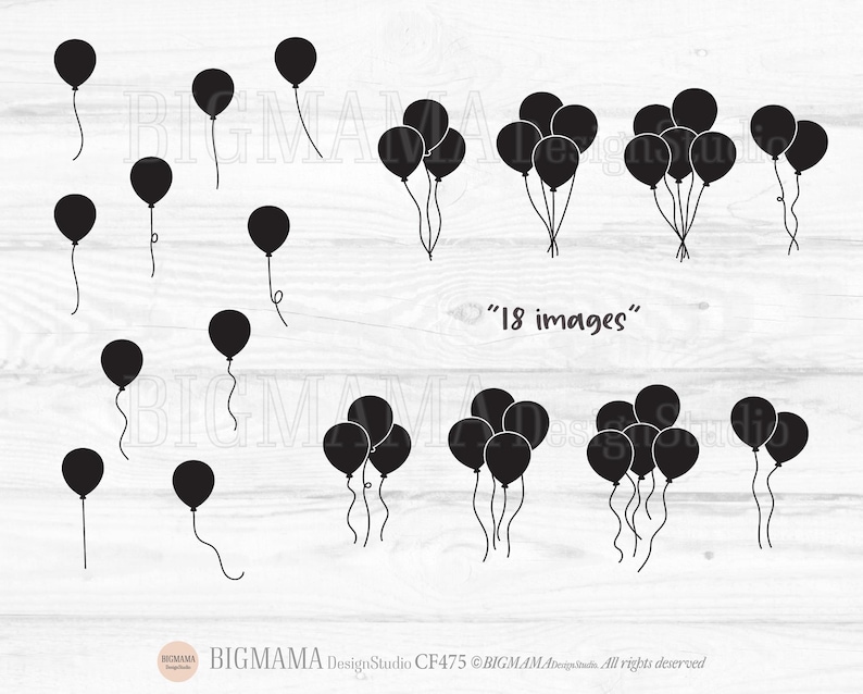 Shape File Balloons Balloon Svg,balloon Cut File,party,birthday,event,balloon Clipart ...