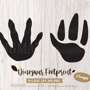 Dinosaurier Fußabdruck SVG, Junge,Fußabdrücke,Dinosaurierspuren,Dino,Baby,Cut,Cricut,Geburtstag,Silhouette,Clipart,Schnittdatei,Sofort download_FA411