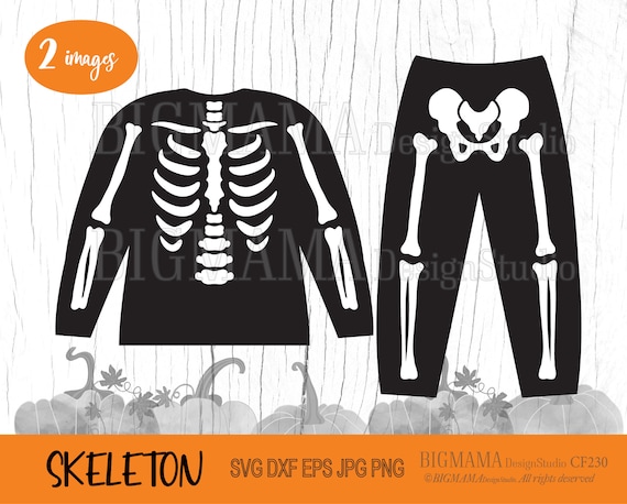 Skeleton SVG,Halloween Svg,Skeleton Bones,Skeleton bundle,Rib Cage,DXF,PNG,Skeleton Part Cut File,Cricut,Silhouette,Instant download_CF230