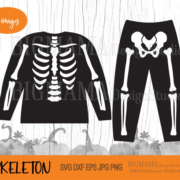 Skeleton SVG,Halloween Svg,Skeleton Bones,Skeleton bundle,Rib Cage,DXF,PNG,Skeleton Part Cut File,Cricut,Silhouette,Instant download_CF230