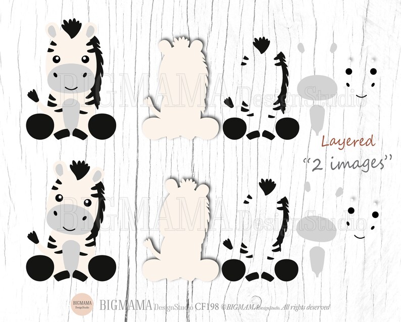 Baby Zebra Svgzebra Svg for Cricutcut Etsy