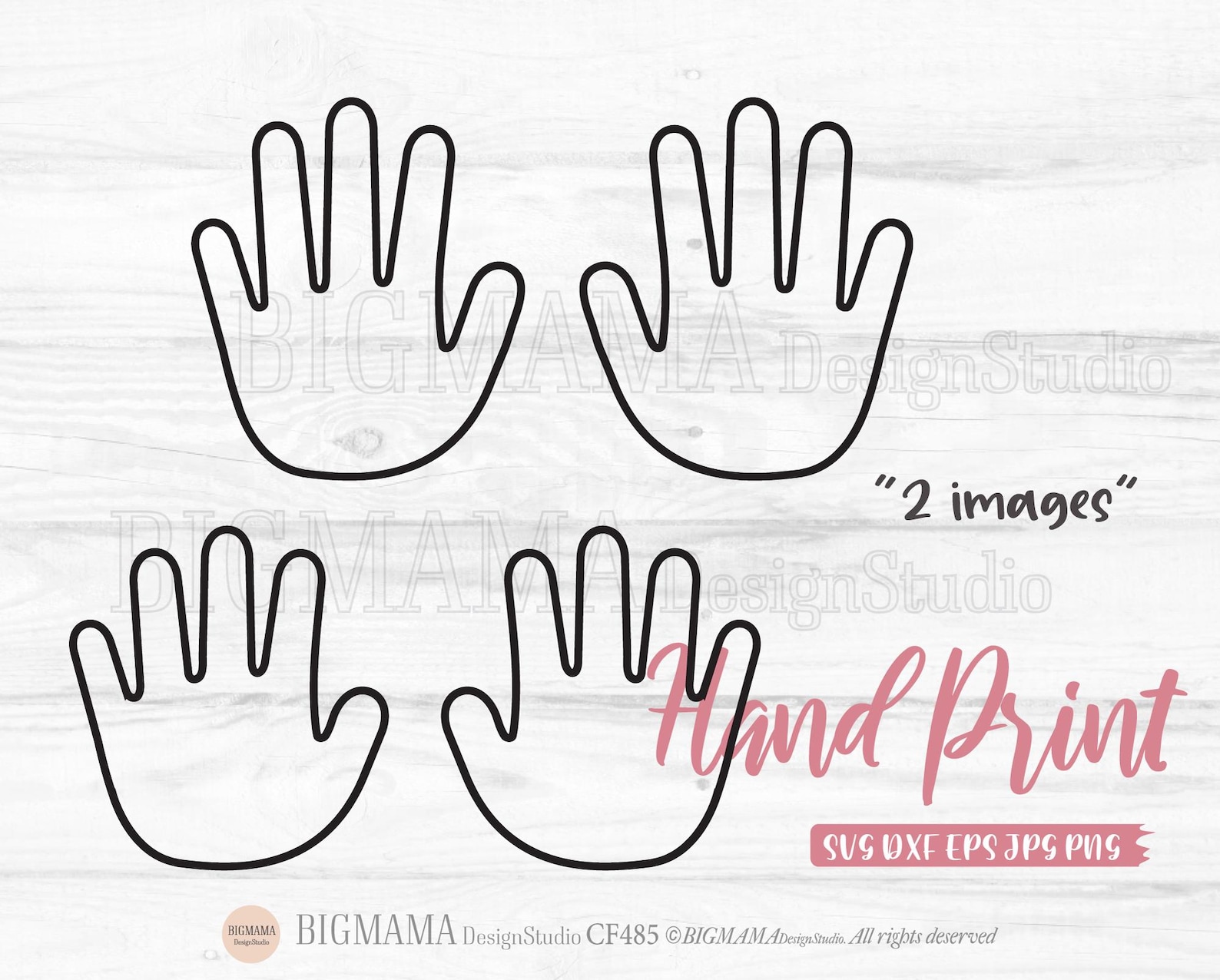 Hand Print Svg,dxf,hand Prints,png,cut File,cutting File,kids,school ...