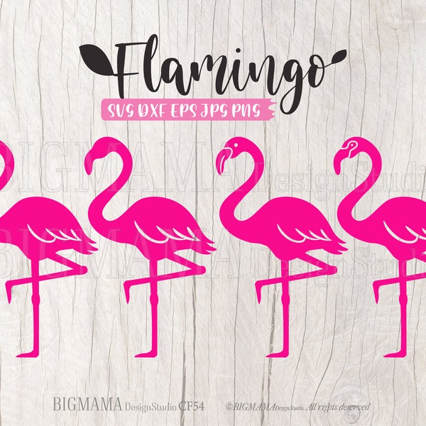 Flamingo SVG,Flamingo Cut File,Flamingo Print,Flamingo SVG file,DXF,Cricut,Silhouette,Commercial use,Instant download_CF54