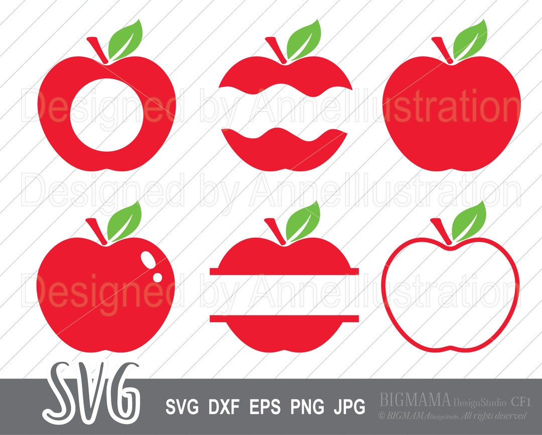 Apple Svg,apples Svg,teacher,fruit,school,cutting File,cut File,cricut ...