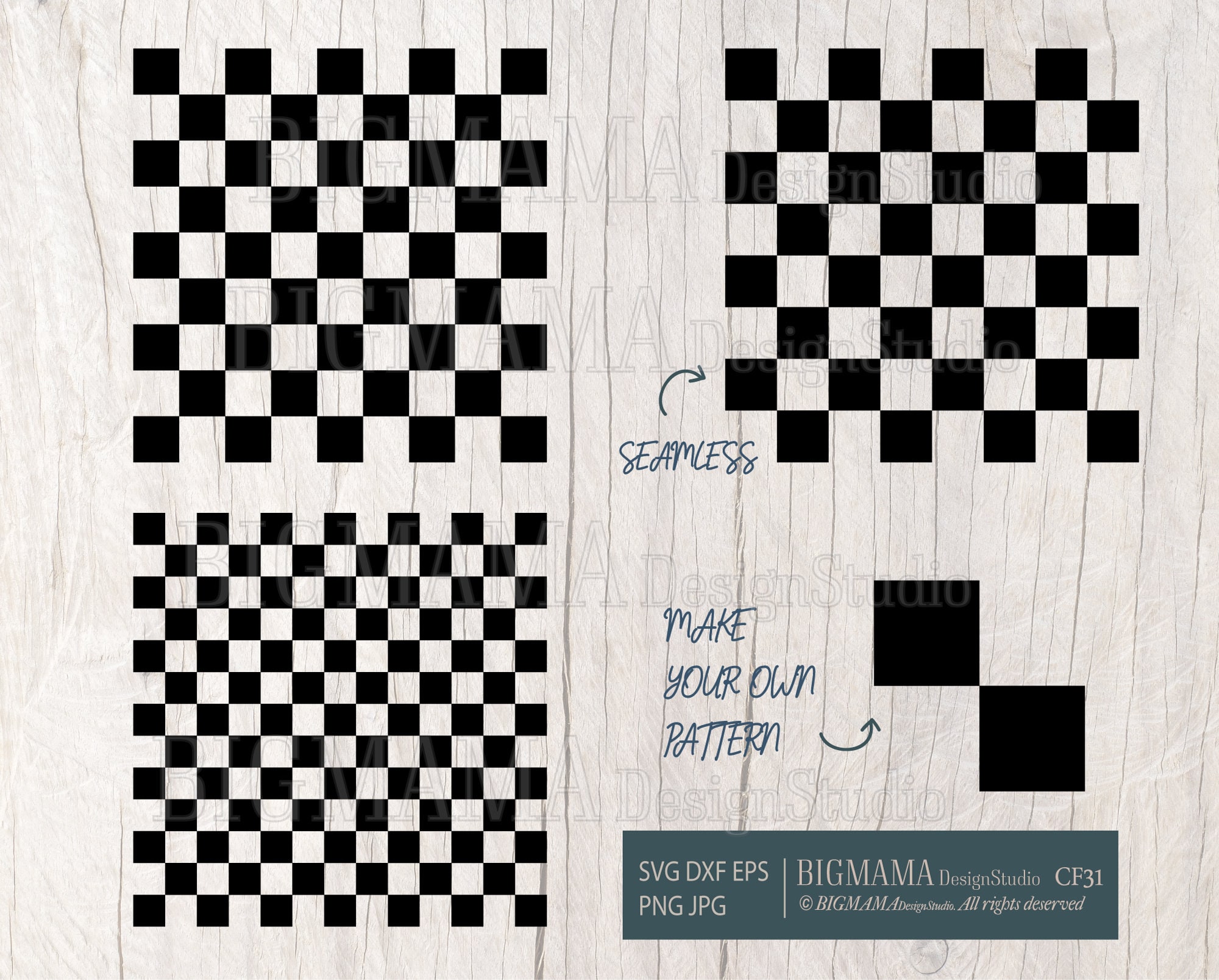 Seamless Checkered Pattern Svg,checkered Print,checkerboard