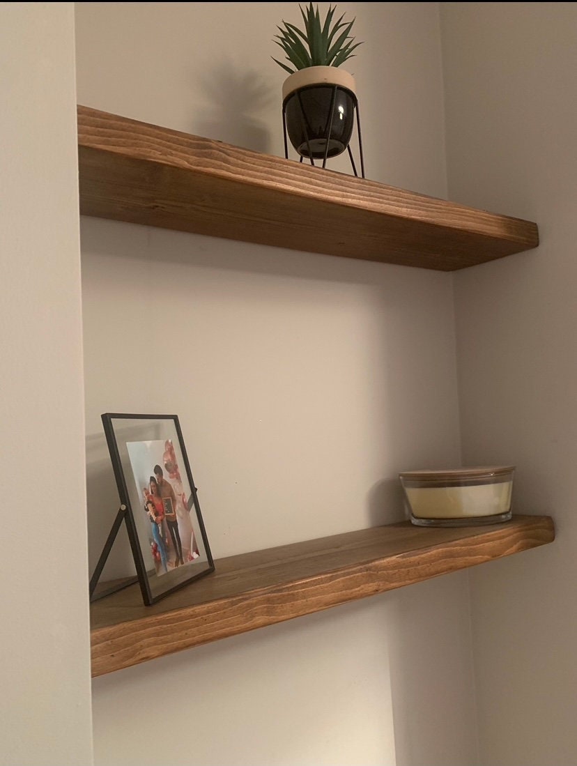 Floating Shelves. Various Colours.any Length. 20cm Depth.4.5cm Etsy UK