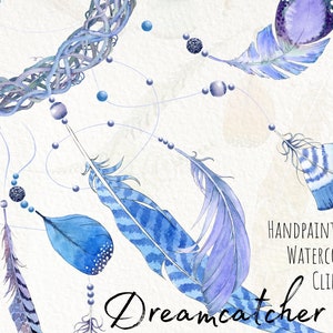 Aquarel dromenvanger clipart. Handgeschilderde Boho set. Boho huwelijksuitnodiging clip art. Afdrukbare bestanden, direct downloaden.  PNG-bestanden.