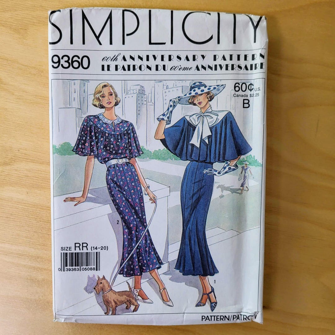 Simplicity Sewing Pattern 9360 Misses Dress Sizes 14-20 - Etsy