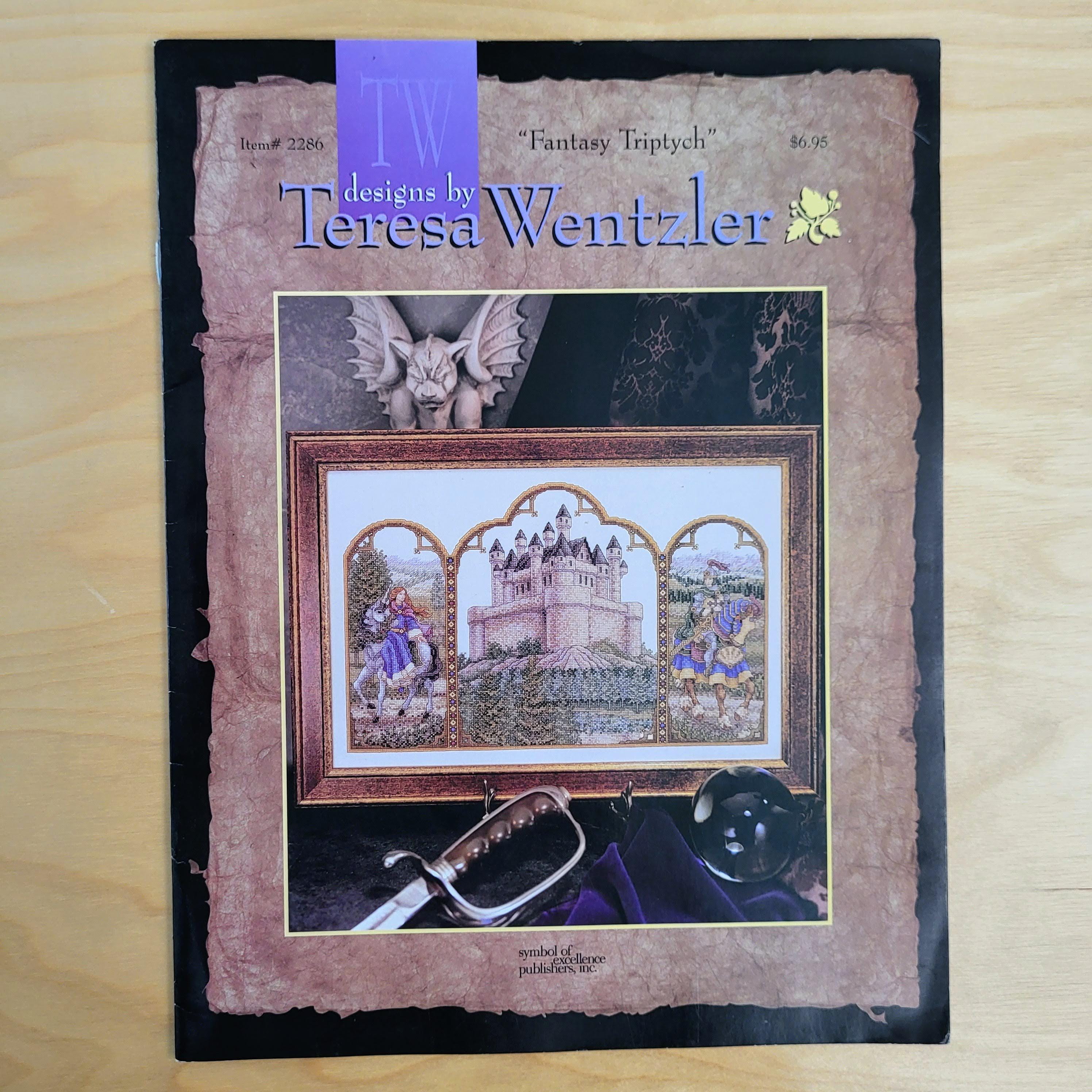 Vintage Leisure Arts Counted Cross Stitch Pattern Petites Fantasy