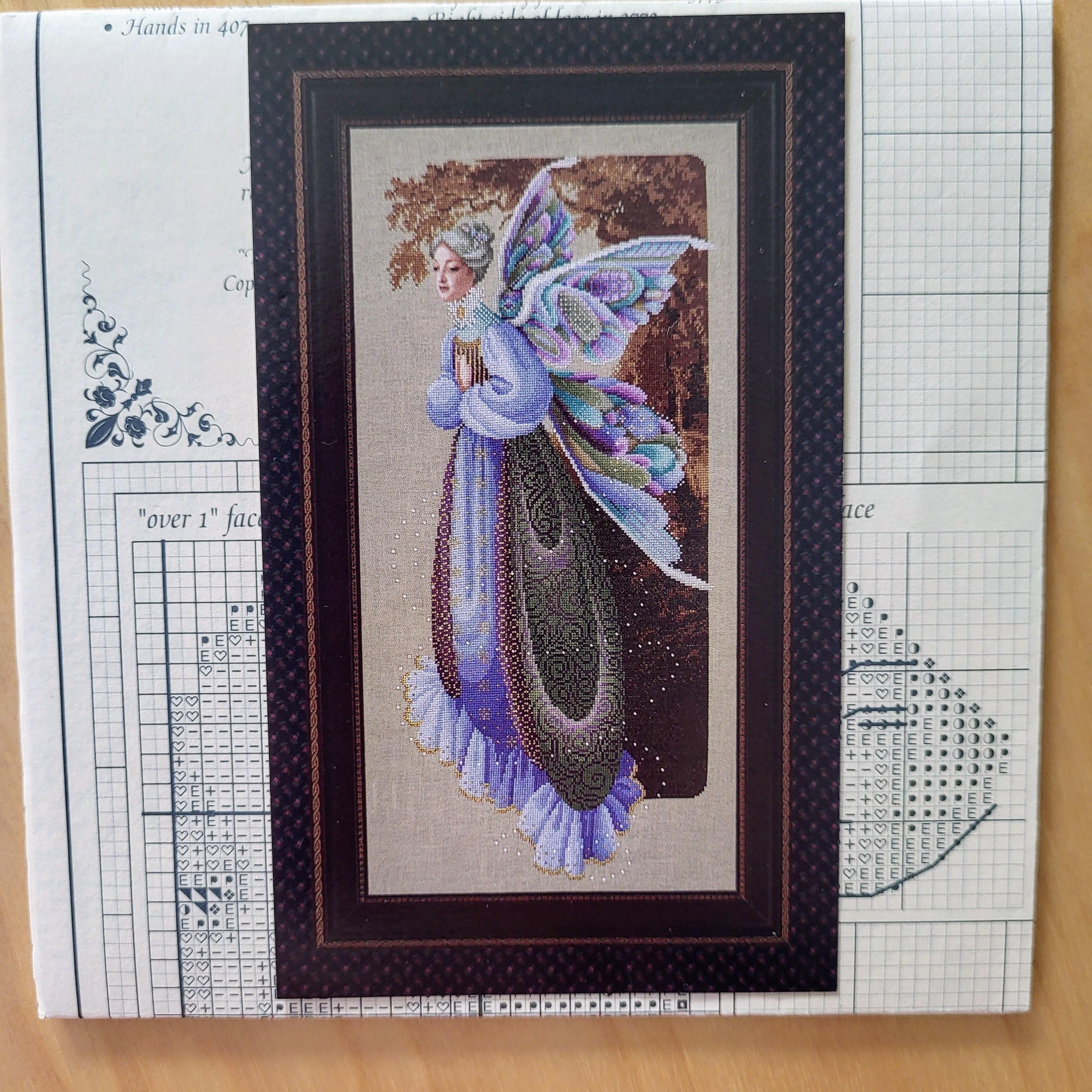 Lavender and Lace Fairy Dreams - Cross Stitch Pattern - 123Stitch