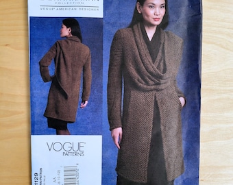 Vogue Sewing Pattern V1129 Misses' Jacket Size 6-12