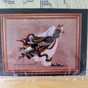 Lavender and Lace Counted Cross Stitch Pattern Angel of Light by Marilyn Leavitt-Imblum
