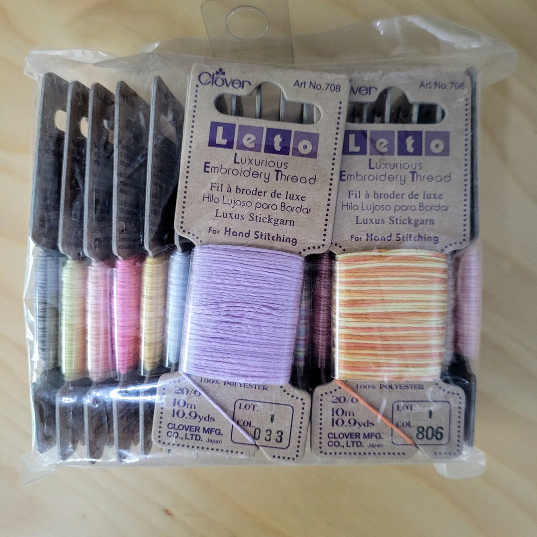 Leto Craft Thread 20 Skeins Variegated Craft Thread - Etsy