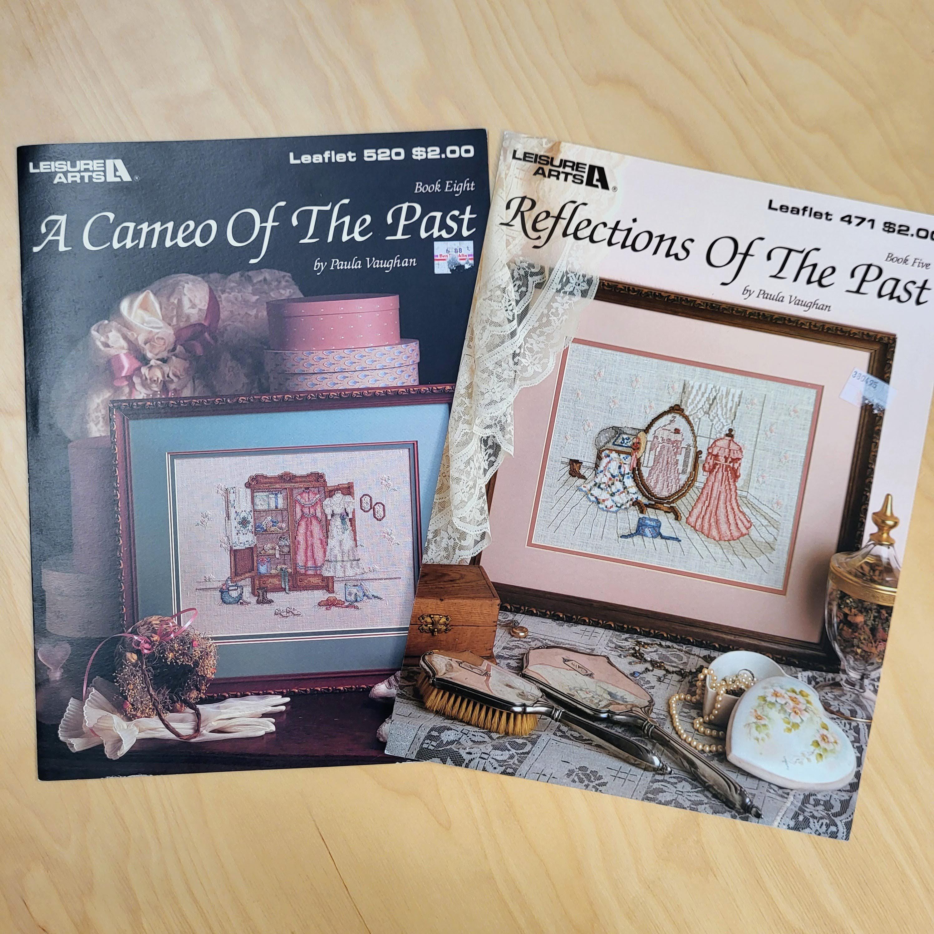 Set of 2 Vintage Cross Stitch Patterns A Cameo of the Past and
