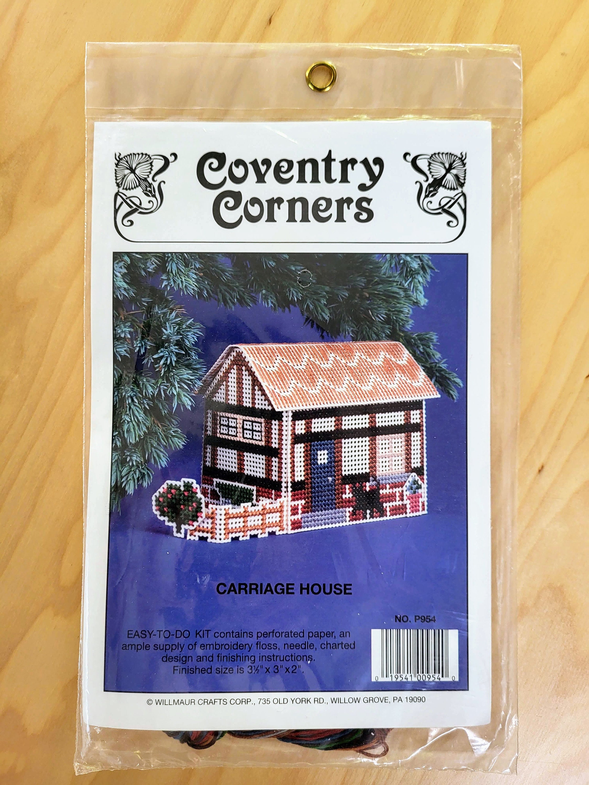 Coventry Corners Counted Cross Stitch Kits Bake Shop, Grist Mill, Train