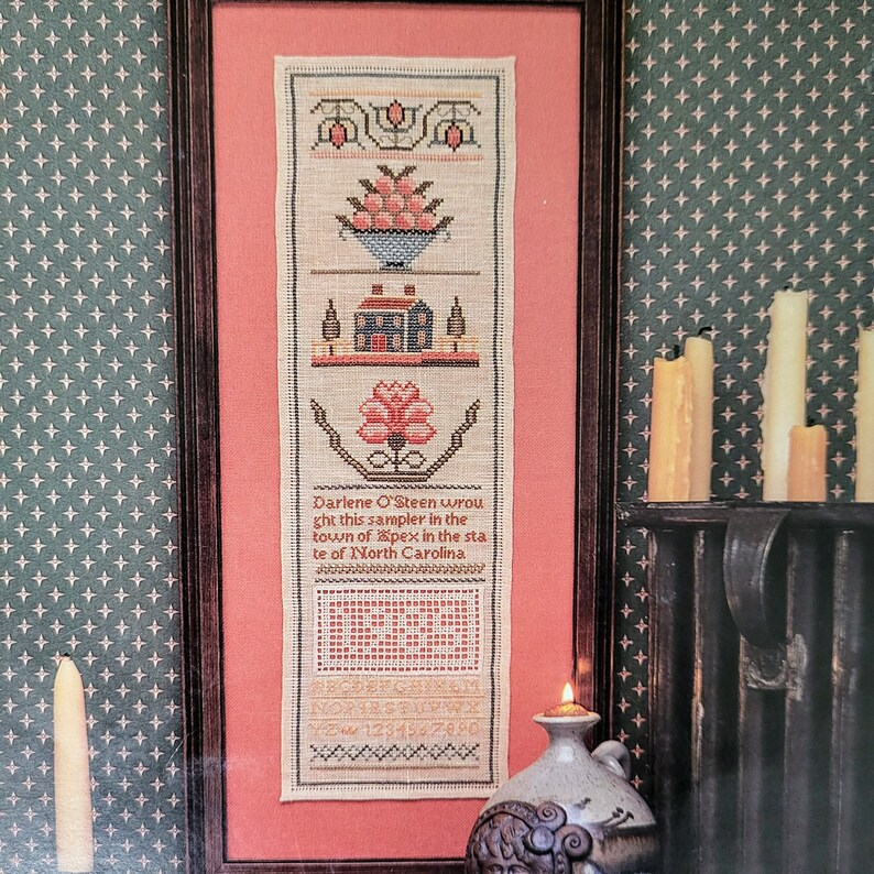 Carolina Sampler Vintage Counted Cross Stitch Pattern the Counted Thread Sampler by ...