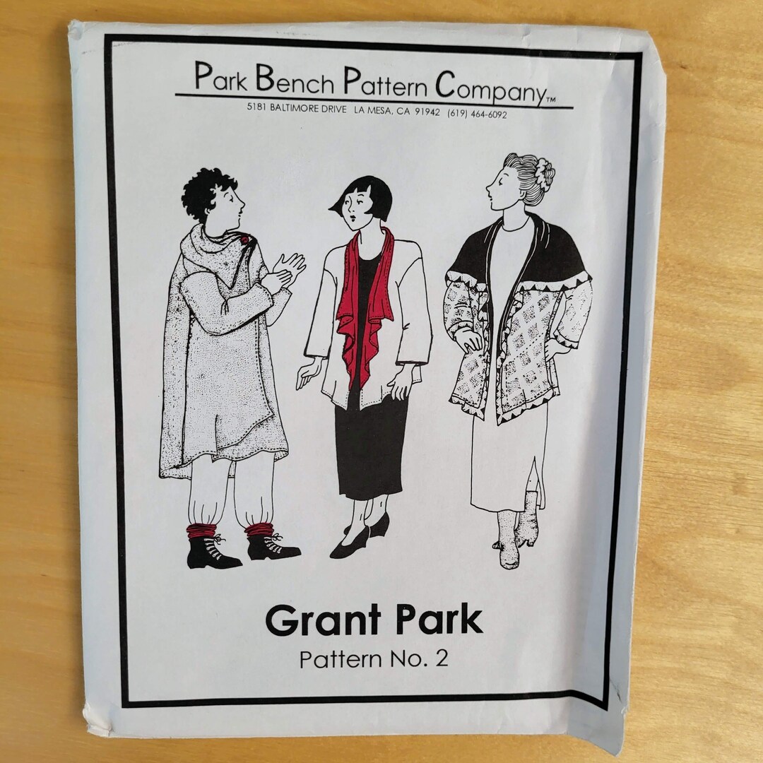 Park Bench Pattern Company Sewing Pattern Grant Park Misses' Jacket - Etsy