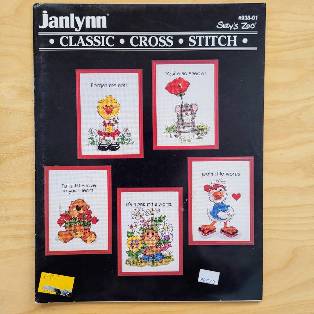 Kit Point De Croix Janlynn Suzy Zoo - Neuf, Idéal Pour Débutants Ou Collectionneurs