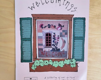 Calico Mountain Quilt and Applique Pattern Welcomings, Wall Quilts, Bed Quilts, Applique Pattern