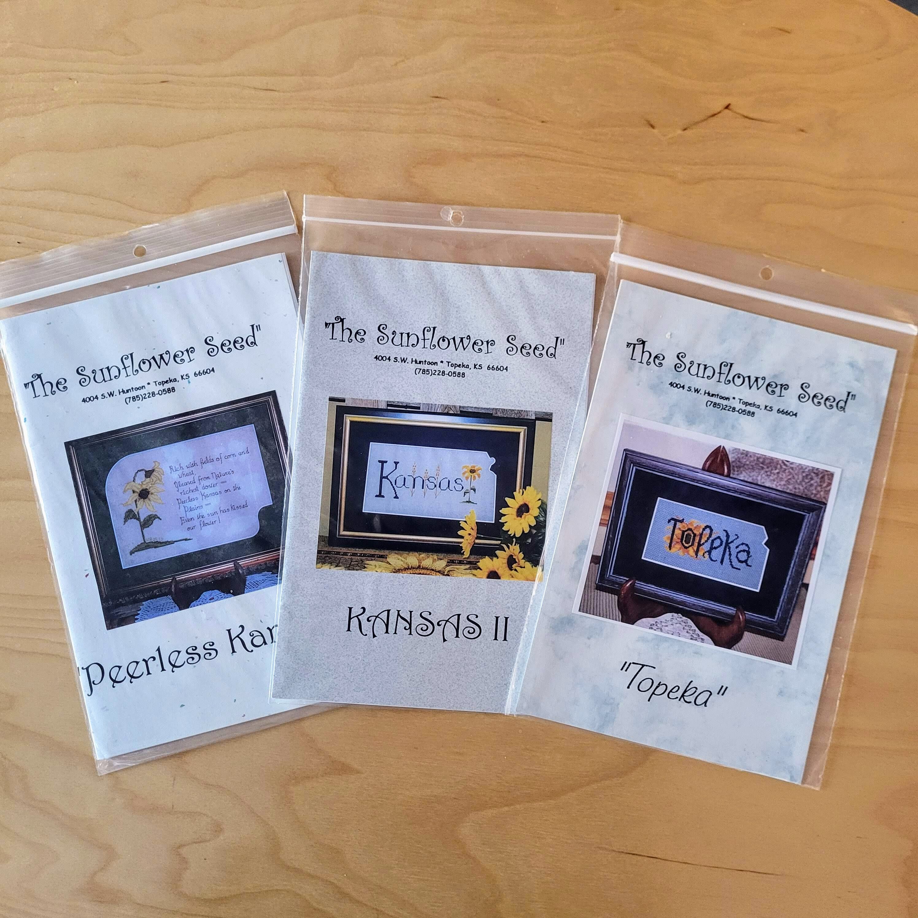 Vintage Counted Cross Stitch Patterns Kansas II, Peerless Kansas